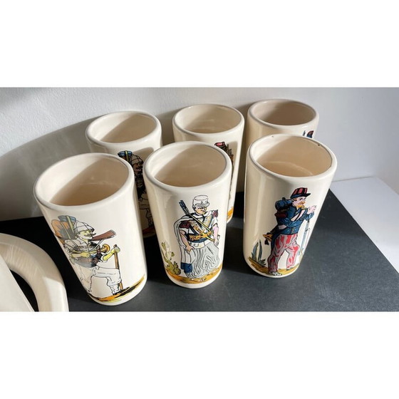 Image 1 of Vintage-Keramik-Orangeade-Set