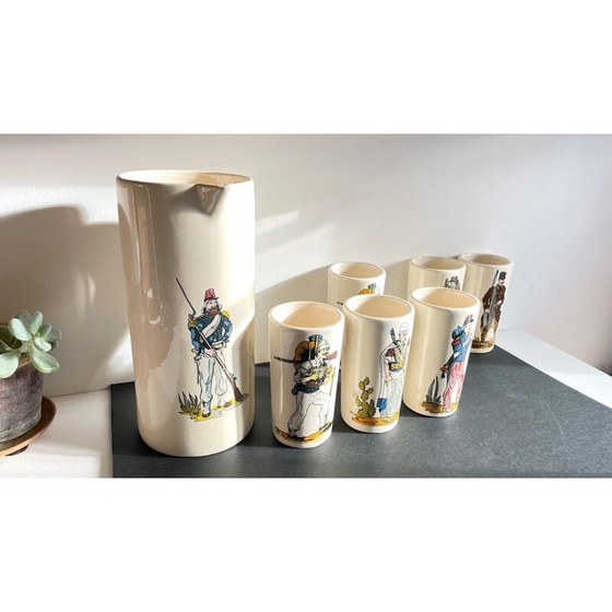 Image 1 of Vintage-Keramik-Orangeade-Set