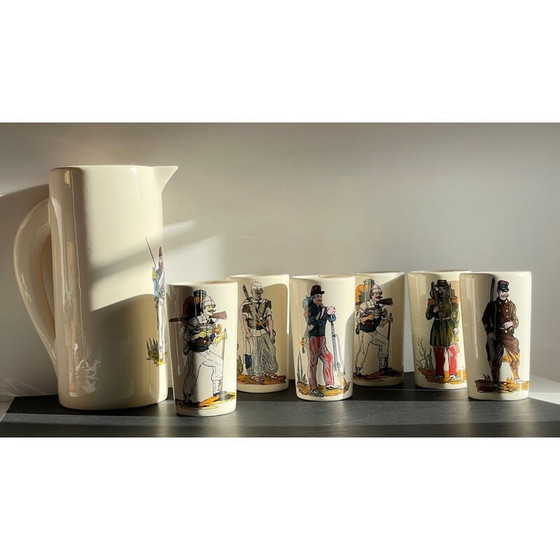 Image 1 of Vintage-Keramik-Orangeade-Set