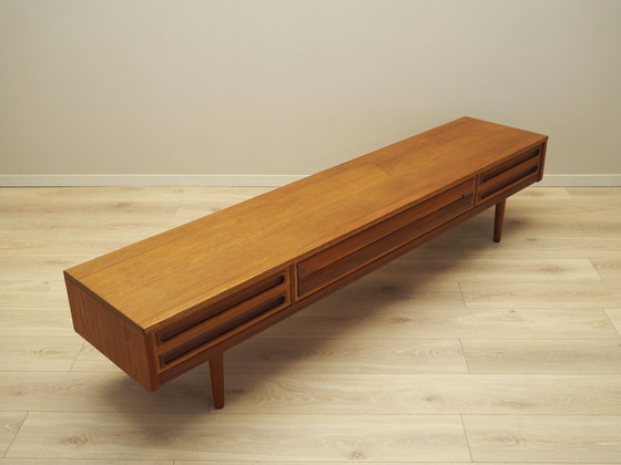 Image 1 of Teakholz-Lowboard, Dänisches Design, 1960er Jahre, Produktion: Dänemark