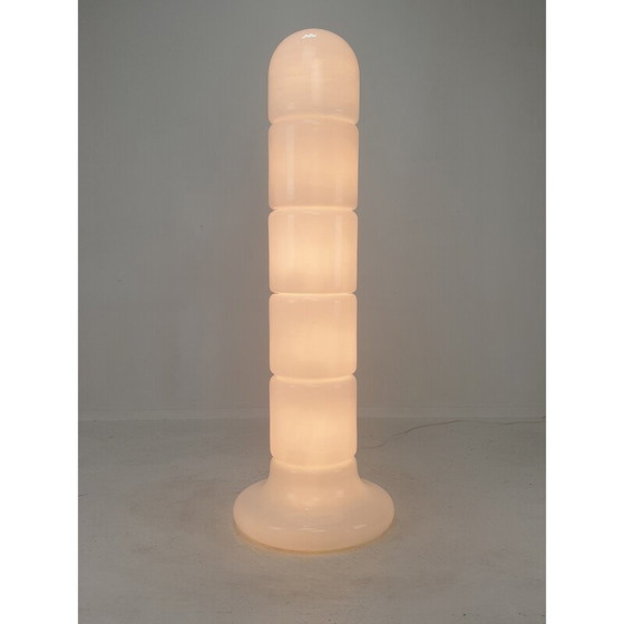 Image 1 of Italienische Stehleuchte Zea aus Opalglas von Salocchi für Lumenform, 1970er Jahre