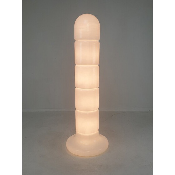 Image 1 of Italienische Stehleuchte Zea aus Opalglas von Salocchi für Lumenform, 1970er Jahre