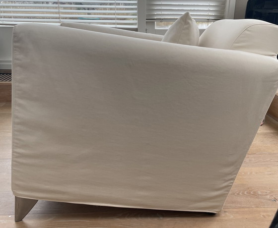 Image 1 of Len Niggelman Sessel mit weißem Bezug