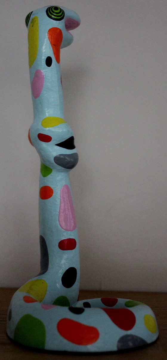 Image 1 of Niloc Pagen - Bild: Mini stehende Schlange blau