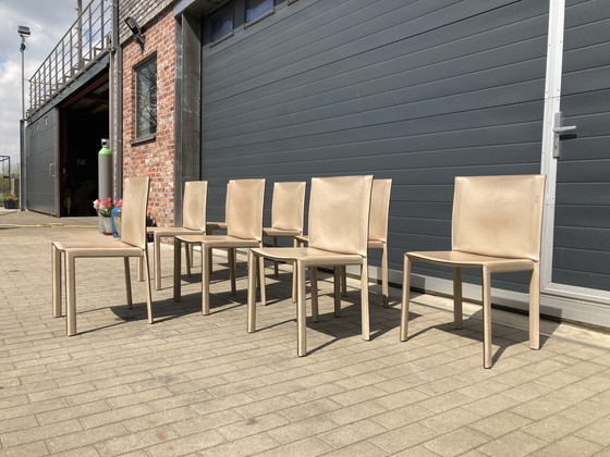 Image 1 of 6x Enrico Pellizzoni italienische Pasqualina Esszimmerstühle