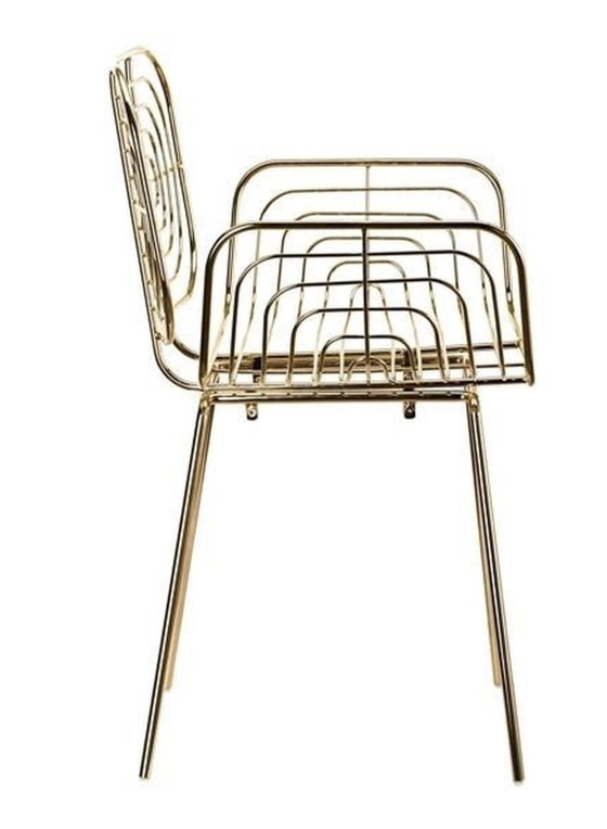 Image 1 of Pols Potten Boston Golddrahtstuhl