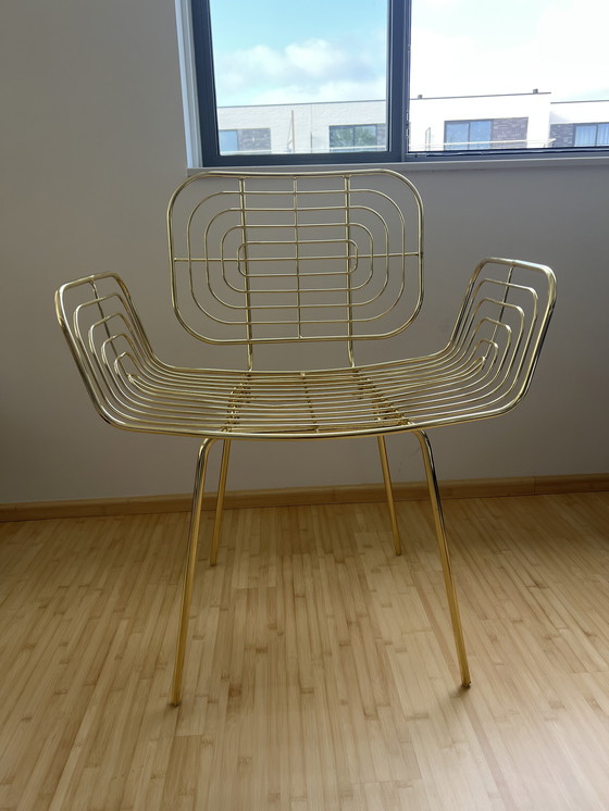 Image 1 of Pols Potten Boston Golddrahtstuhl
