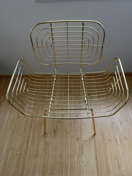 Image 1 of Pols Potten Boston Golddrahtstuhl
