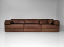 De Sede DS-76 modulares Ledersofa