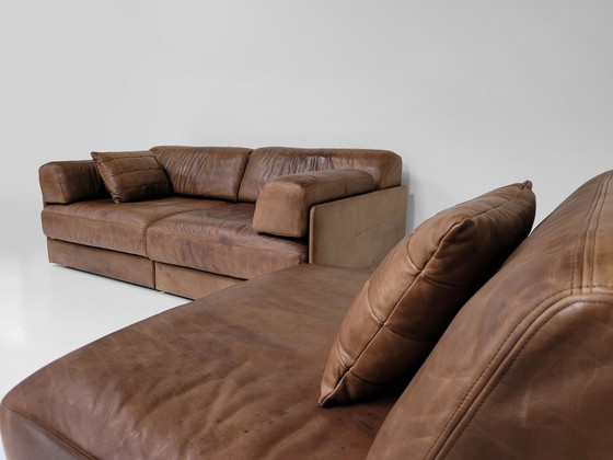 Image 1 of De Sede DS-76 modulares Ledersofa
