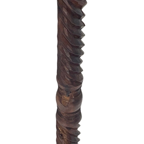 Image 1 of Dressboy / Valet Stand - Made in England - Zwei Schubladen und gedrehter Holzrahmen