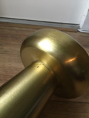 2x Beistelltisch aus Messing