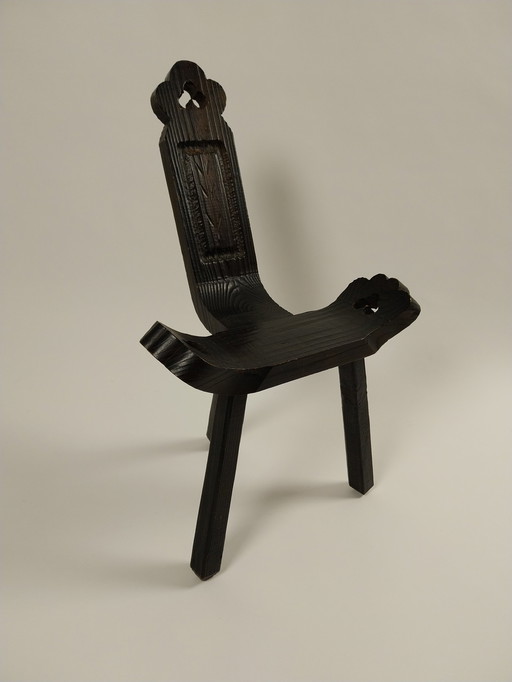 Spanischer brutalistischer Hocker