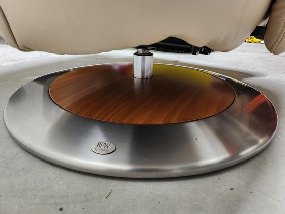 Image 1 of Himolla Relaxsessel 7527 mit Funktion Beige Leder Drehteller