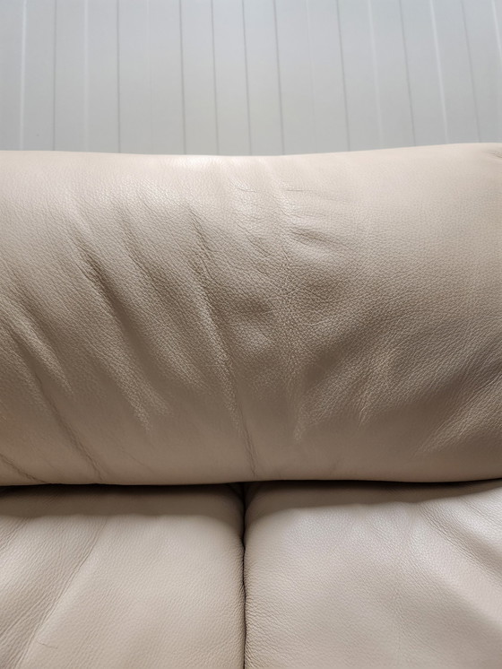 Image 1 of Himolla Relaxsessel 7527 mit Funktion Beige Leder Drehteller