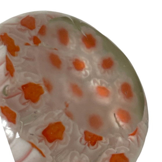 Image 1 of Handgemacht - Millefiori - Presse Papier / Briefbeschwerer- Florales Dekor