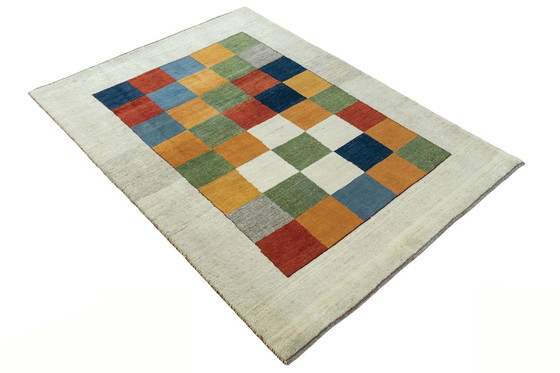 Image 1 of Handgeknüpfter Gabbeh Nomadenteppich – 206 X 151 Cm