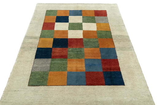Handgeknüpfter Gabbeh Nomadenteppich – 206 X 151 Cm