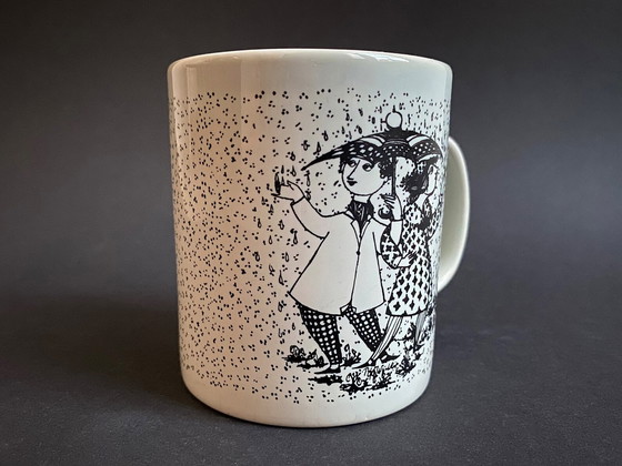 Image 1 of 1x April Konflikt Tasse von Björn Wiinblad Nymolle, Dänemark