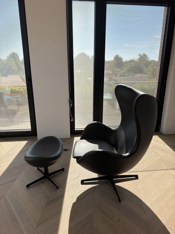 Image 1 of Fritz Hansen Egg Chair dunkelgrau Sonderedition