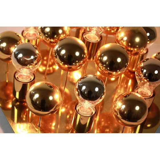 Image 1 of Goldene Hollywood Regency-Wandleuchte von Cosack, 1970er Jahre