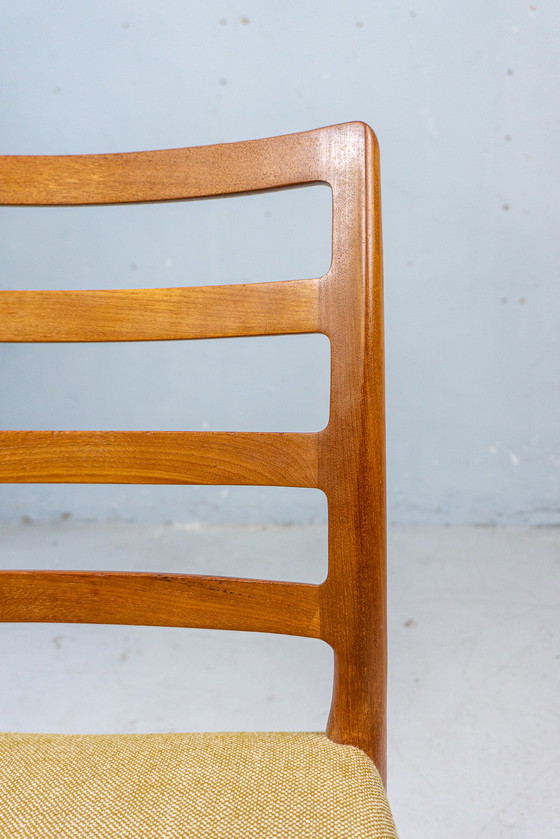 Image 1 of 6 Niels Møller Nr. 85 Stühle Vintage Teak Danish