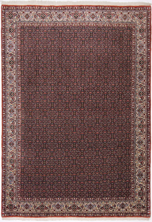 Original Handgeknüpfter Perserteppich Bidjar Takab Sehr Fein Geknüpft 290 X 205 Cm Top Zustand
