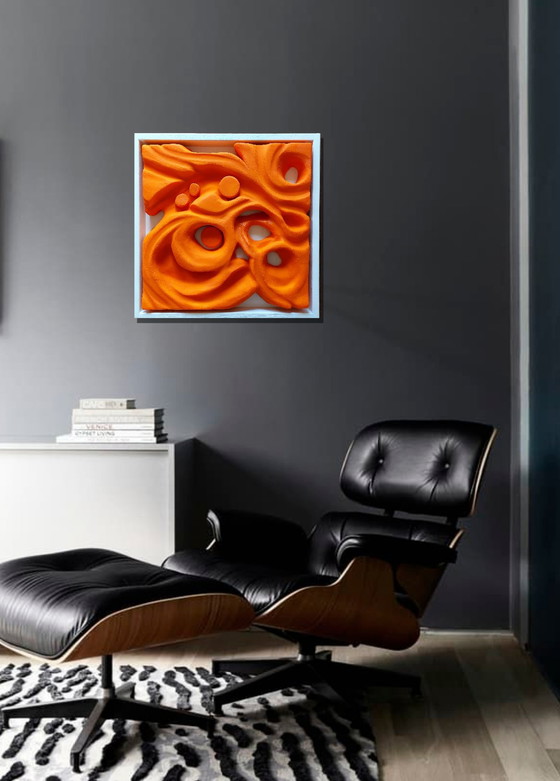 Image 1 of Orange-weiße Epoxy-Pools