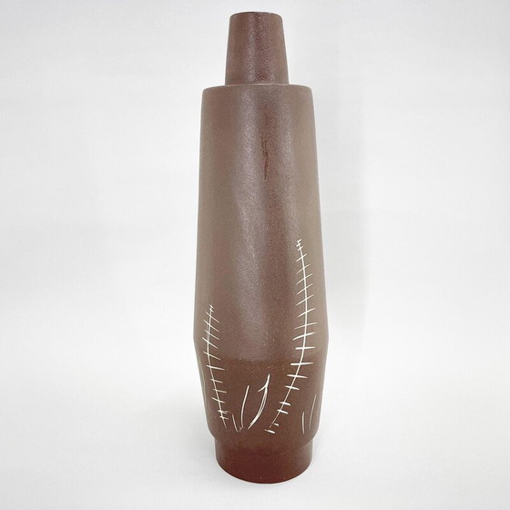 Image 1 of Vintage Keramik Bodenvase von Jihokera Bechyne, Tschechoslowakei 1970