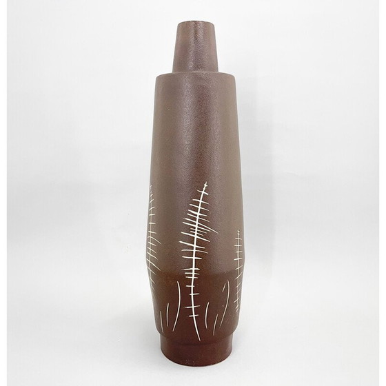 Image 1 of Vintage Keramik Bodenvase von Jihokera Bechyne, Tschechoslowakei 1970