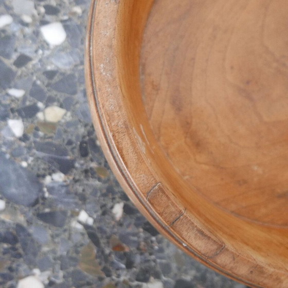 Image 1 of Kirchliche Schale aus Eichenholz, England 1900