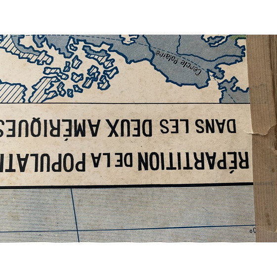 Image 1 of Alte Schulkarte Nr. 16 und 16 bis von A. Gibert für Delagrave