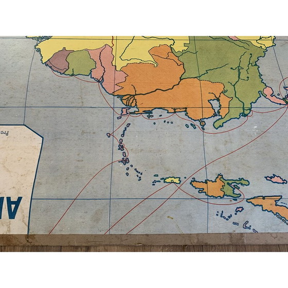 Image 1 of Alte Schulkarte Nr. 16 und 16 bis von A. Gibert für Delagrave