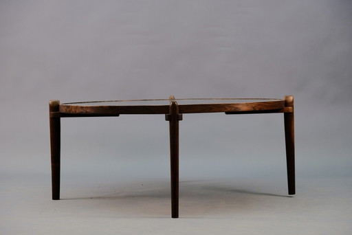 Vintage Aluminum Coffee Table by Heinz Lilienthal, 1960s