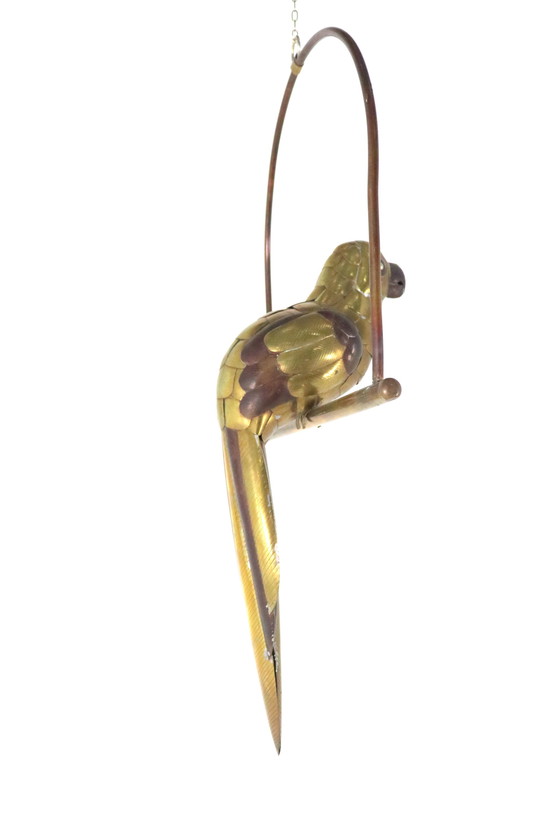 Image 1 of Brass Parrot Attr. Sergio Bustamante
