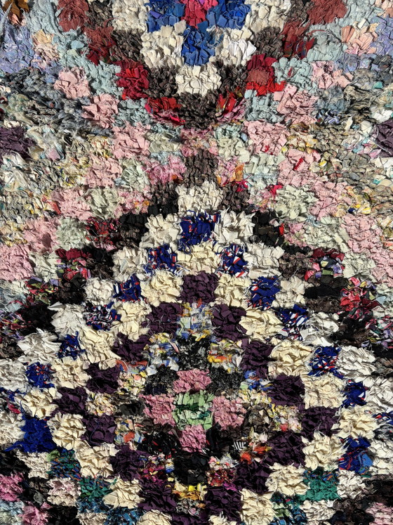 Image 1 of Vintage Boucherouite Marokkanischer Teppich