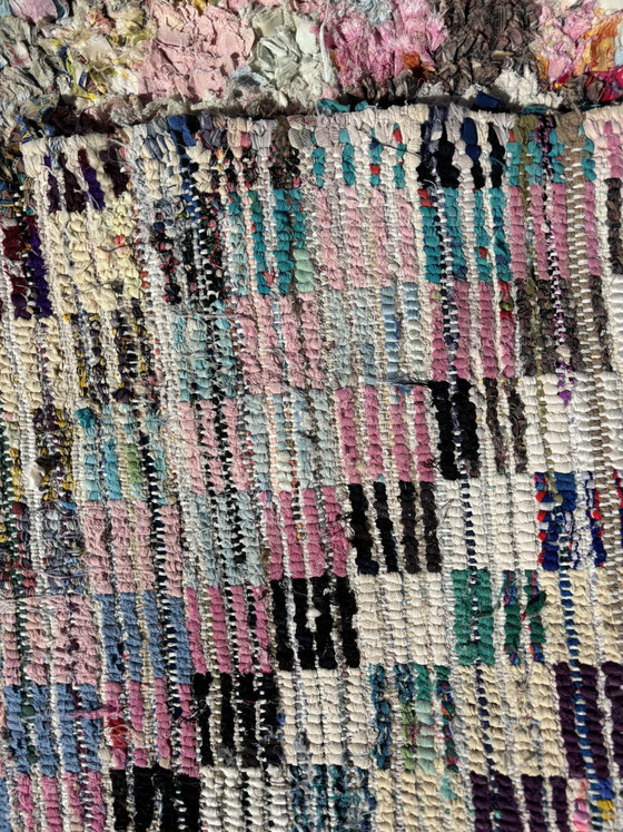 Image 1 of Vintage Boucherouite Marokkanischer Teppich