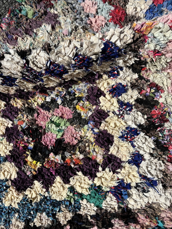 Image 1 of Vintage Boucherouite Marokkanischer Teppich