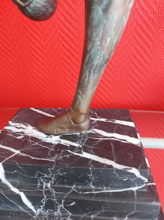 Image 1 of Bronzestatue des Turners Isidore Jules Bonheur