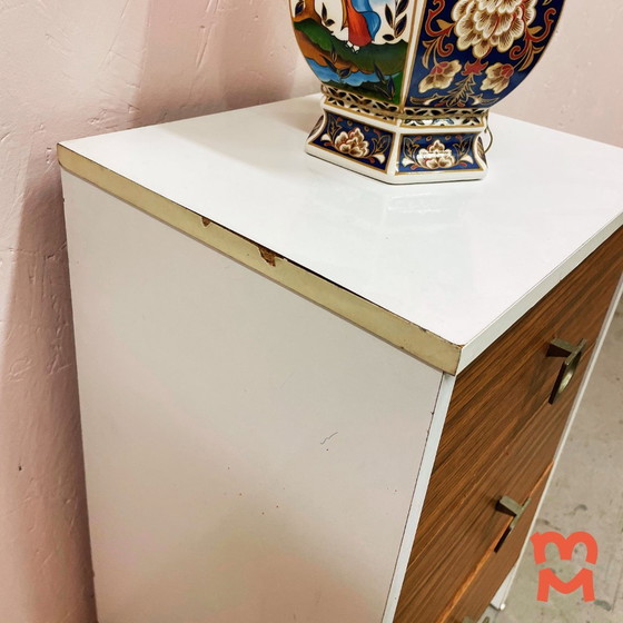 Image 1 of Vintage Nachttisch mit Schubladen