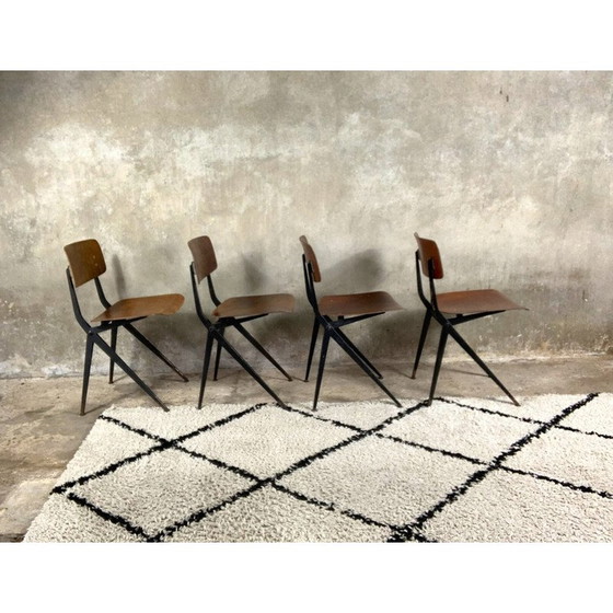 Image 1 of Satz von 4 Stühlen von Ynske Kooistra für Marko Holland, Niederlande 1960