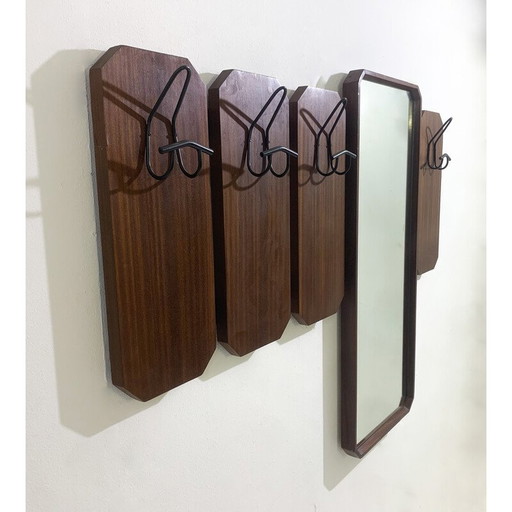 Italienische Spiegelgarderobe aus der Mid Century-Zeit, 1960er Jahre