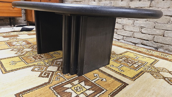 Image 1 of Brutalistischer Couchtisch Aus Schieferstein In,Der Geschmack Paul Kingma