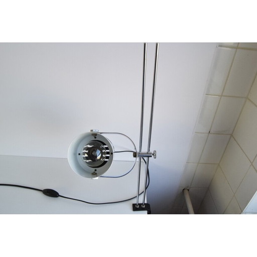 Vintage Stanislav Indra verchromte Tischlampe, Tschechoslowakei 1970er Jahre