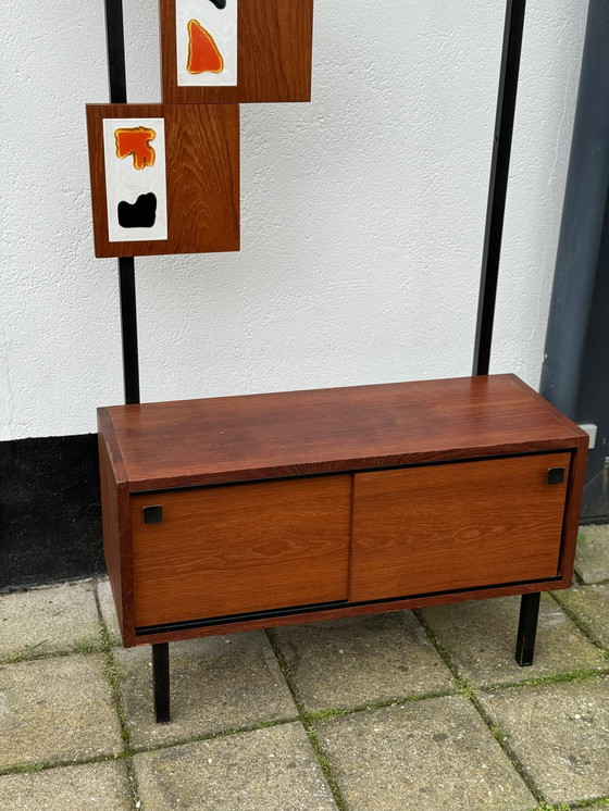 Image 1 of Vintage Teak MCM Garderobe mit Aufbewahrungsschrank