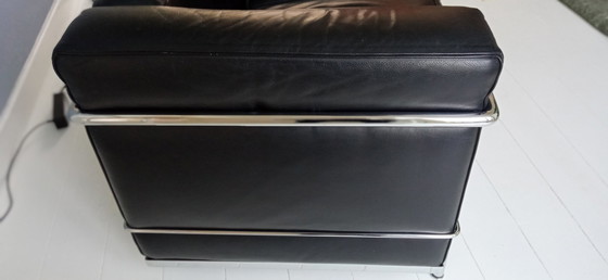 Image 1 of Corbusier, Drei-Personen-Sofa, Modell Lc2 von Cassina