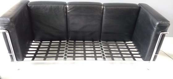 Image 1 of Corbusier, Drei-Personen-Sofa, Modell Lc2 von Cassina