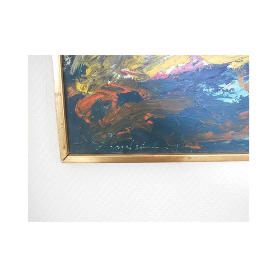 Image 1 of Vintage-Ölgemälde von Bengt Lindstrom