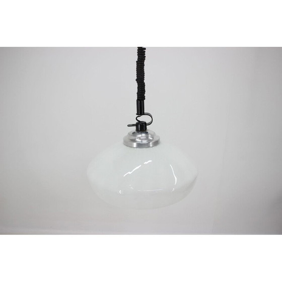 Image 1 of Verstellbarer Kronleuchter aus Glas, Tschechoslowakei 1970