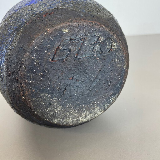 Vase aus Steingut von Gerhard Liebenthron, Deutschland 1970er Jahre